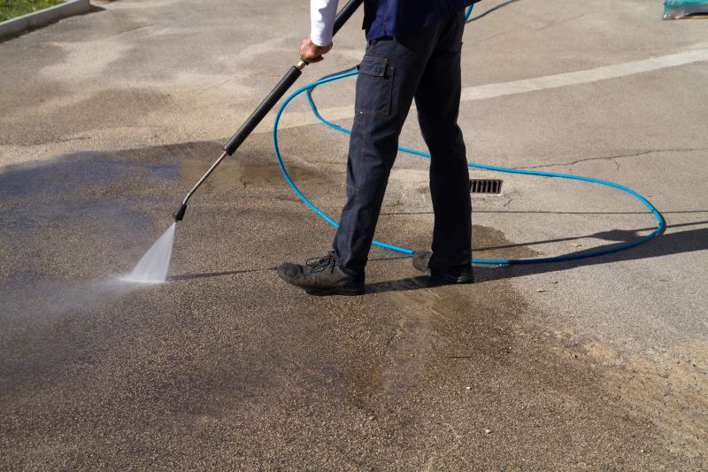 Parking Lot Power Washing